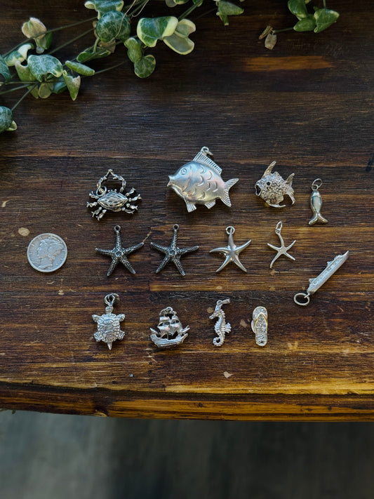 Vintage Ocean & Beach Charms