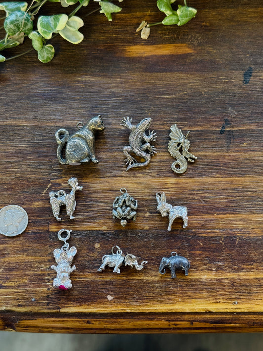 Vintage Animal Charms