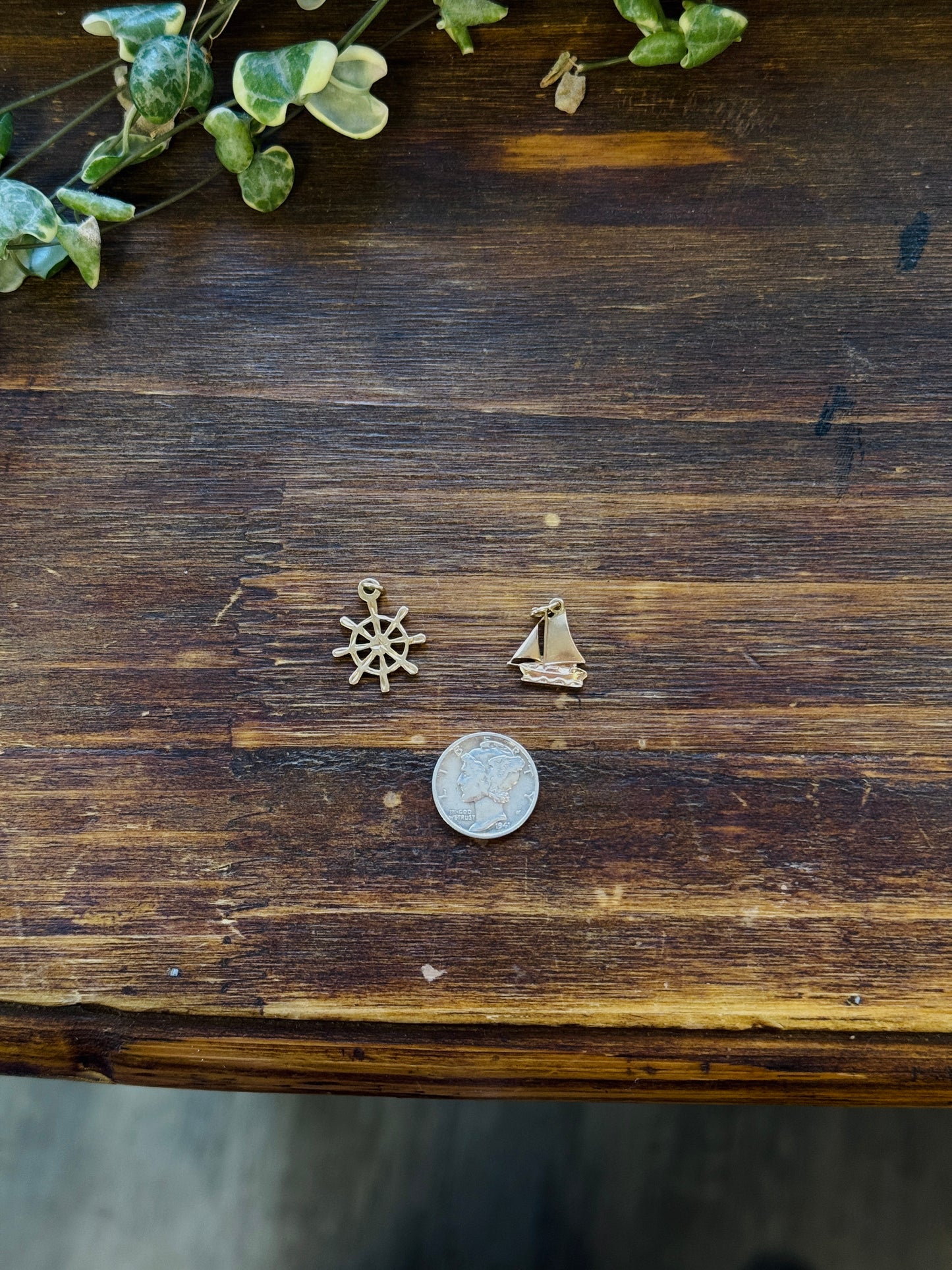 14k Gold Coastal Charms