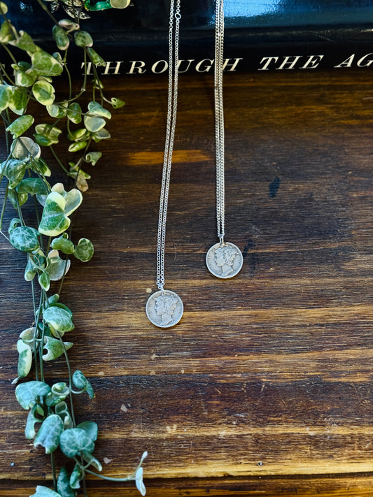 Mercury Dime Necklaces