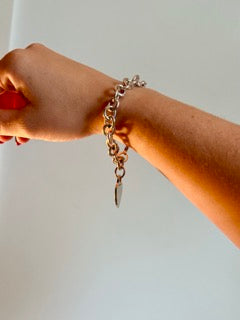 Discontinued Tiffany & Co. Sterling Silver Heart Tag Bracelet
