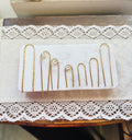 Brass Hair Forks
