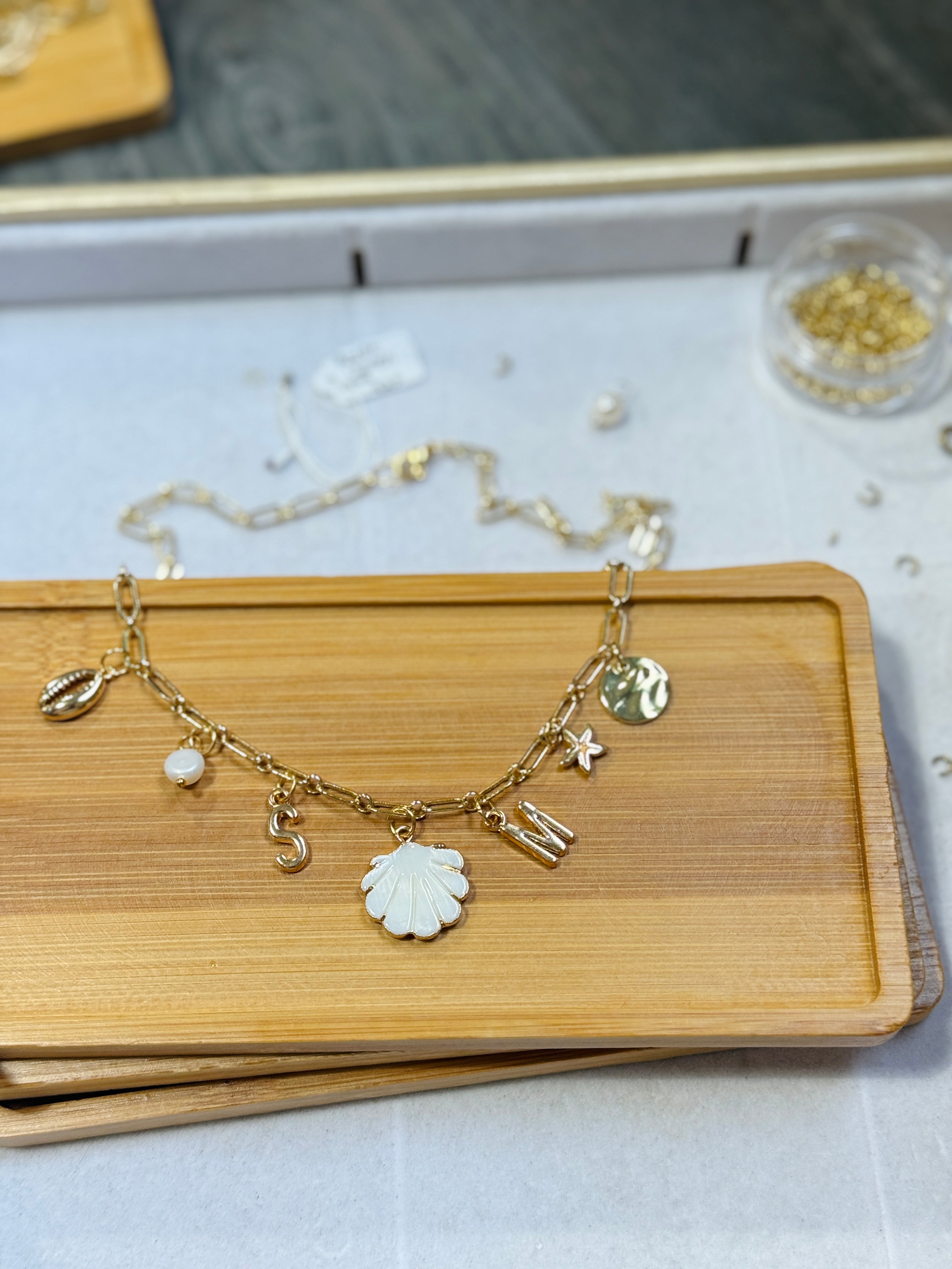 Gold Initial Charms