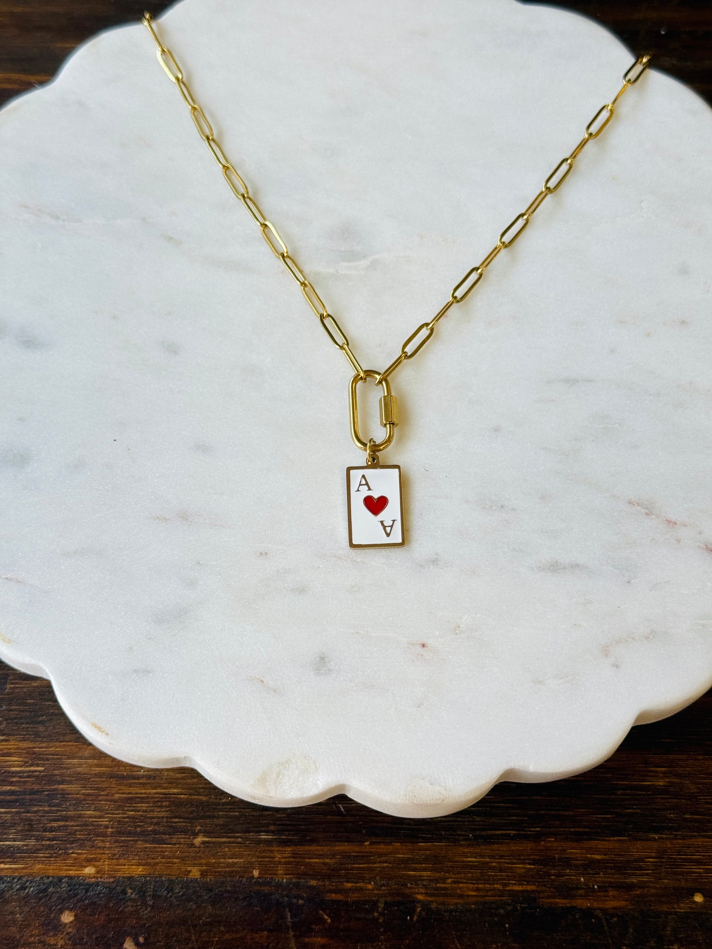 Ace of Hearts Charm
