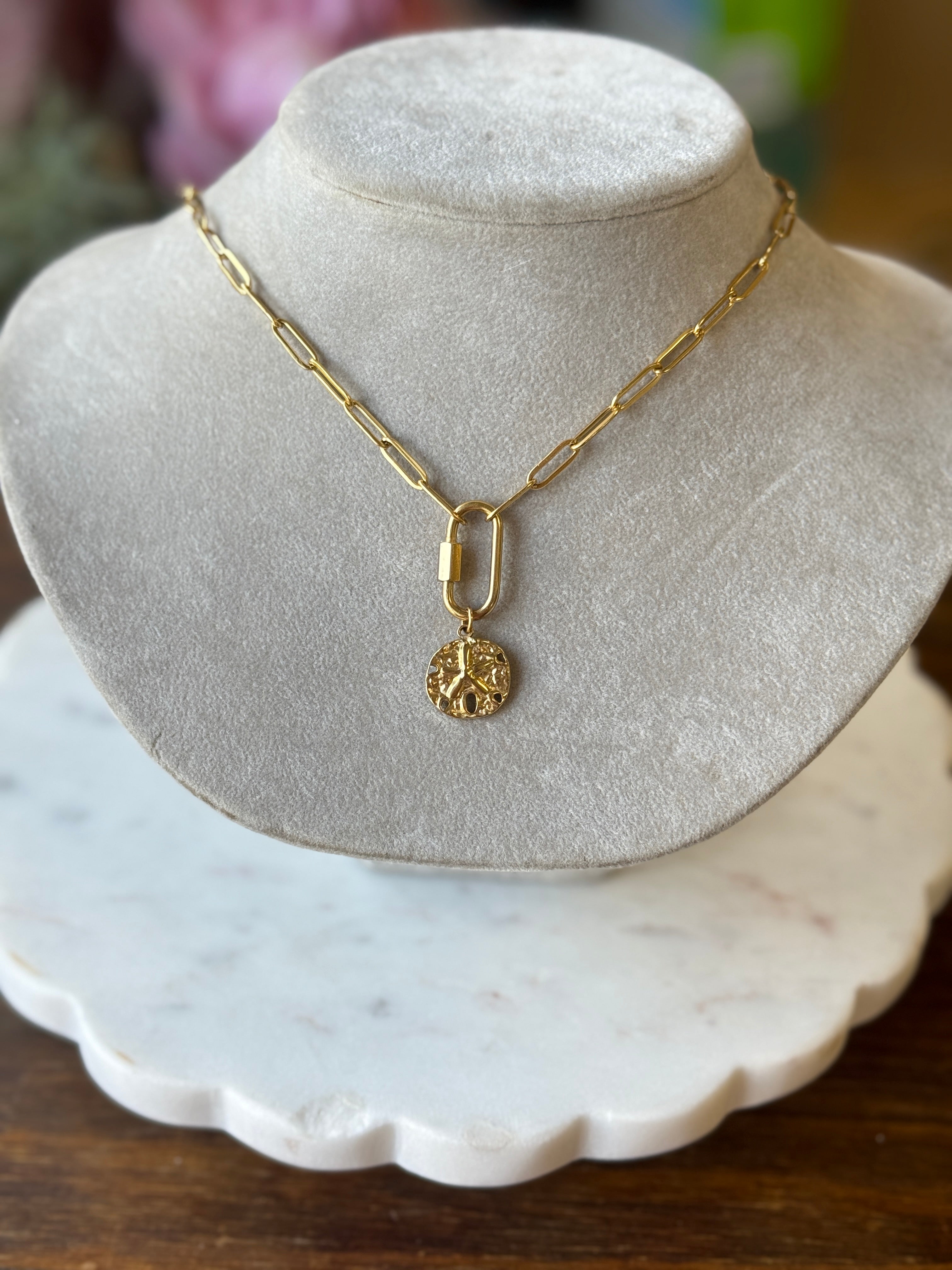 Carabiner Charm Holder or Necklace