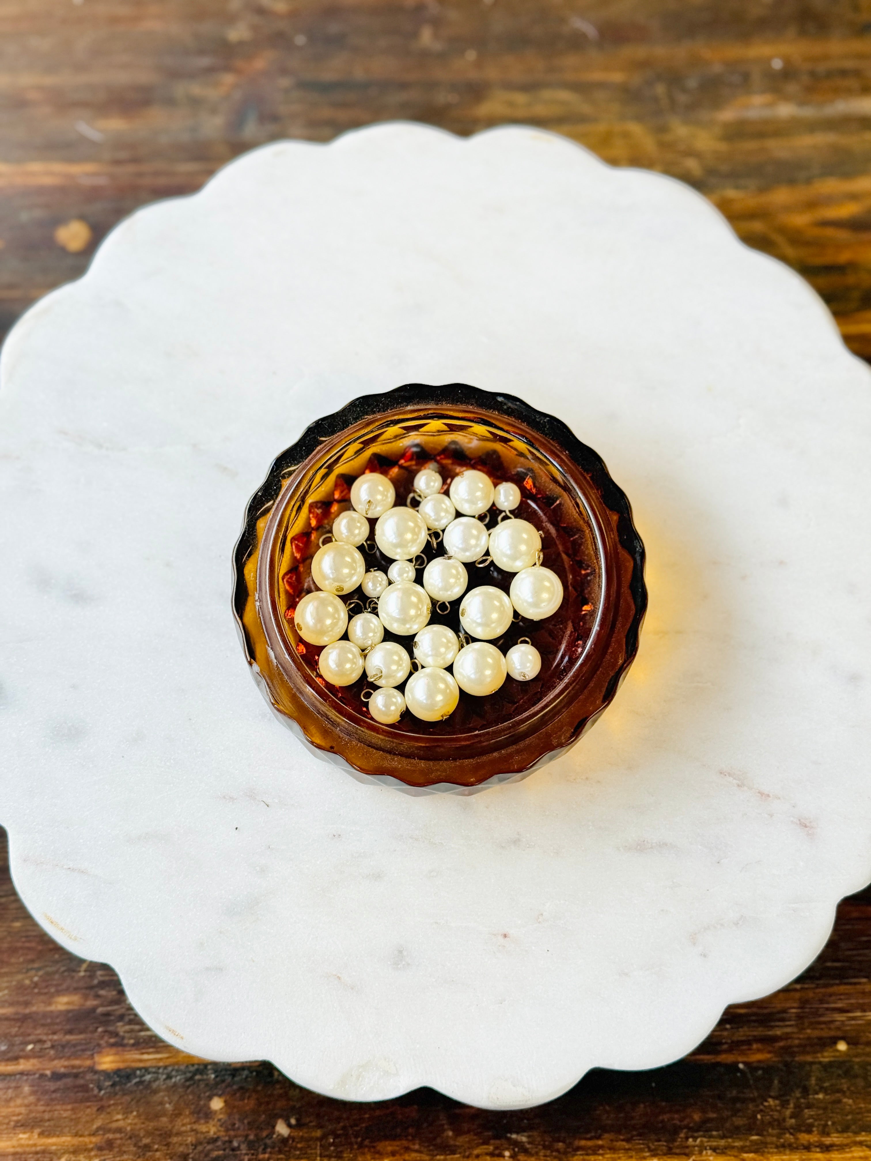 3 for $1 faux vintage pearls