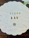 Mother of Pearl Initial Charms