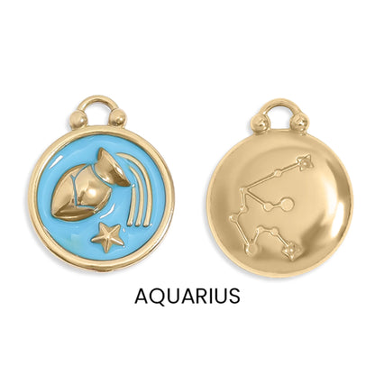 Enamel Zodiac Charms