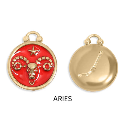Enamel Zodiac Charms