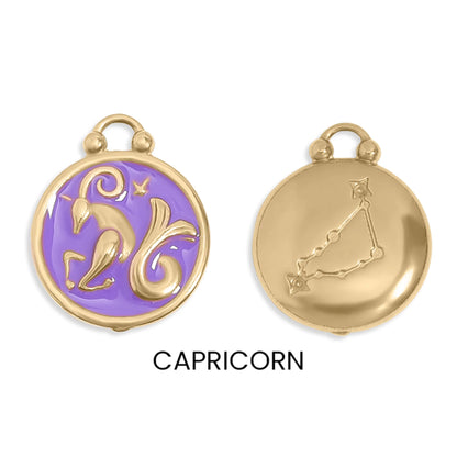 Enamel Zodiac Charms