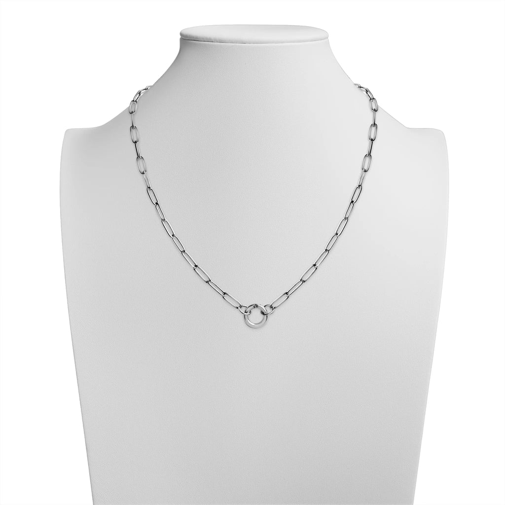 Silver Charm Keeper Necklace