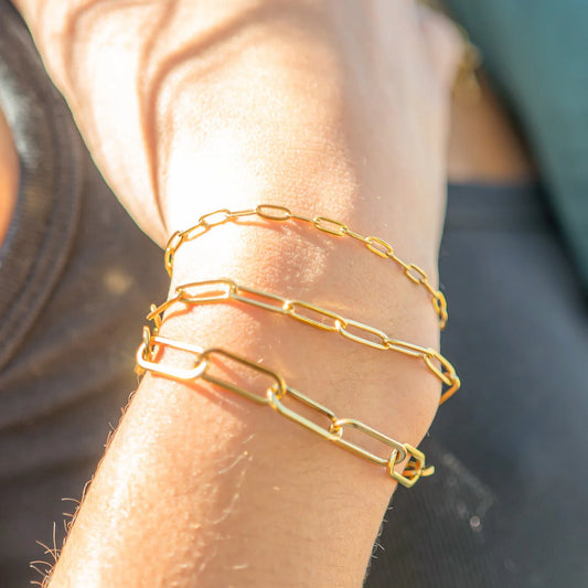 Paper Clip Chain Bracelet