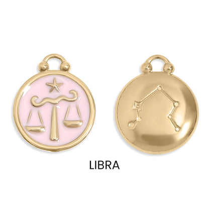 Enamel Zodiac Charms