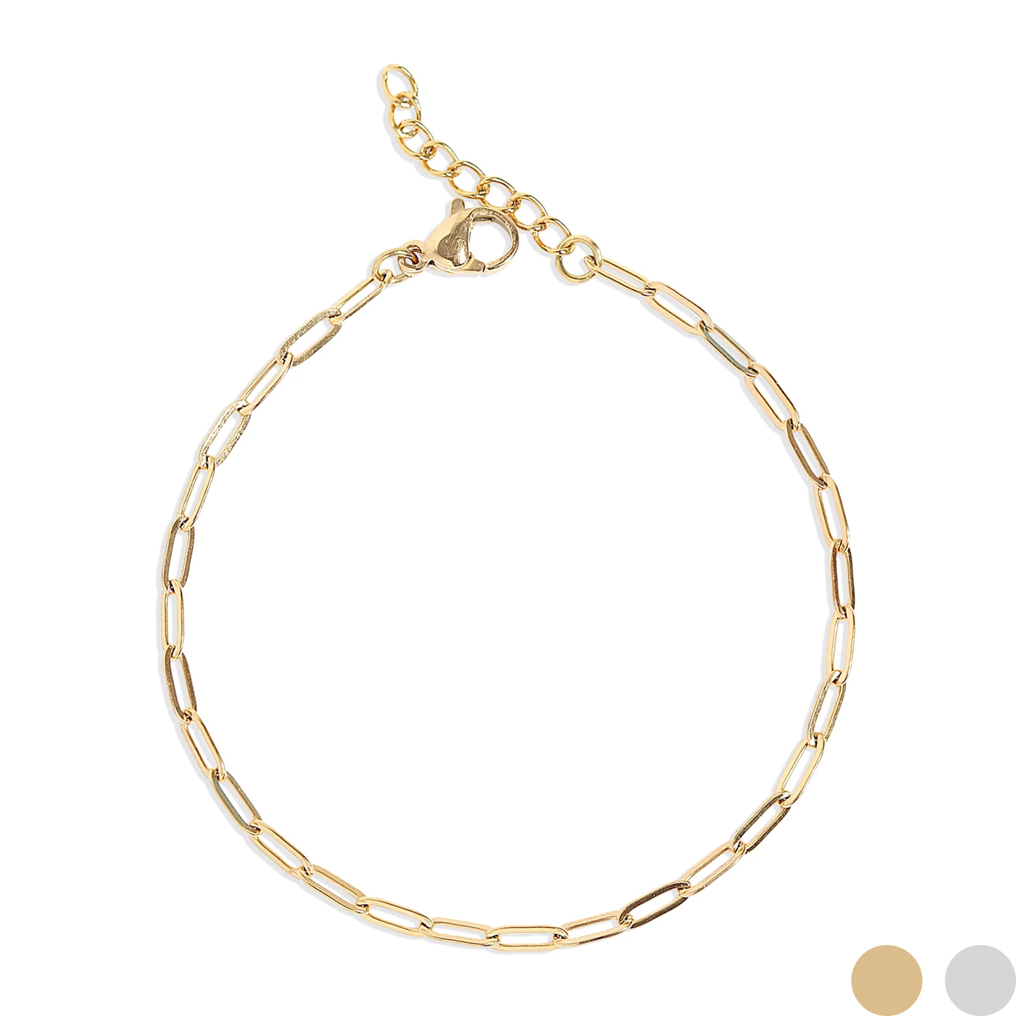 Paper Clip Chain Bracelet