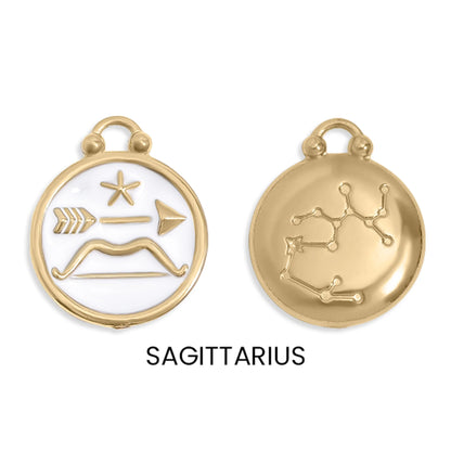 Enamel Zodiac Charms
