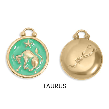Enamel Zodiac Charms
